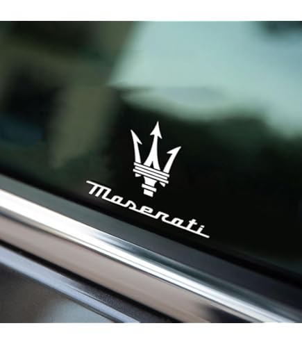 Amazon.co.jp: Maserati Emblem 2 Pack 3D Side Door Trident